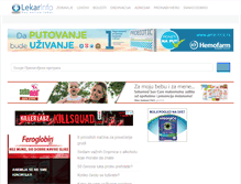 Tablet Screenshot of lekarinfo.com